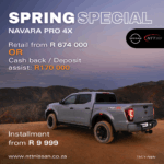 NAVARA PRO 4X Special Offer